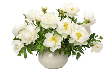 Captivating Floral Arrangement Featuring Roses, Lilies, and Daisies - xaadfysa Isolated on Transparent Background PNG.