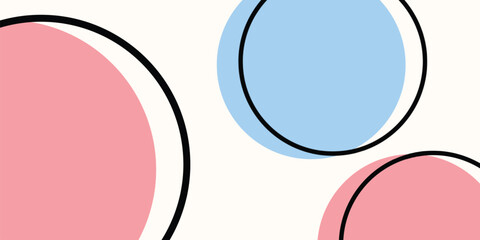 illustration of an background with circles