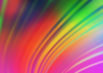 Light Multicolor, Rainbow vector abstract blurred pattern.