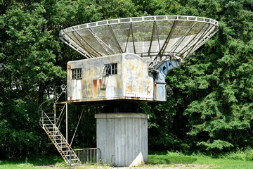 Old Radio Telescope Dwingeloo.
Dwingeloo, Drenthe, Netherlands, Holland, Europe.
