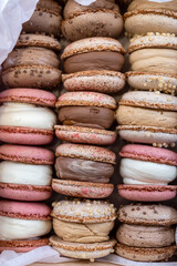 Dream french cake - sweet color macaroons macarons