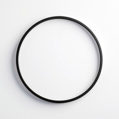 circle  minimalist, white background сreated with Generative Ai