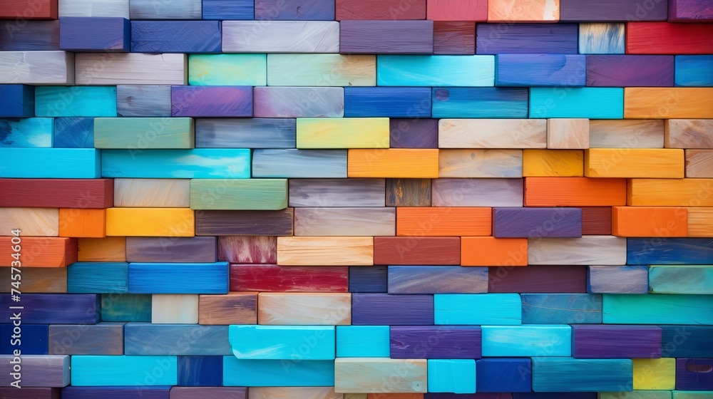Poster full frame shot of multi colored abstract background