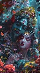 Shree Krishna and Radha, Generative ai