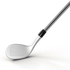 simple golf club page, realistic, cartoon, sépia, white background сreated with Generative Ai