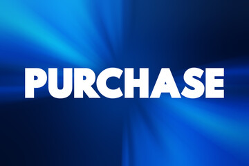 Purchase text quote, concept background