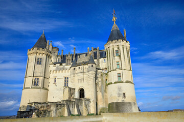 Fototapeta na wymiar Château de Saumur Château de la Loire, France