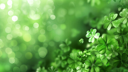 Fototapeta premium Natural green background with selective focus