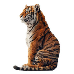 Obraz premium tiger isolated on transparent background, png