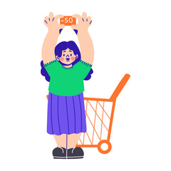 Woman Got A Coupon For 50 Off