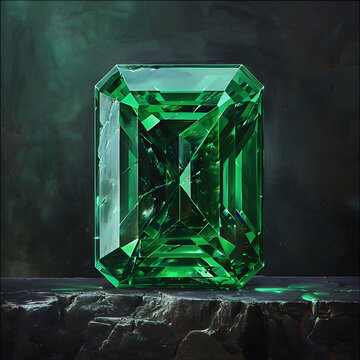 emerald green crystal