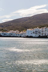 Landscape of the beautiful and picturesque town of Cadaques

