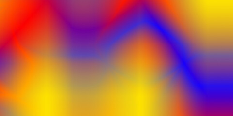 Red, yellow and blue abstract background