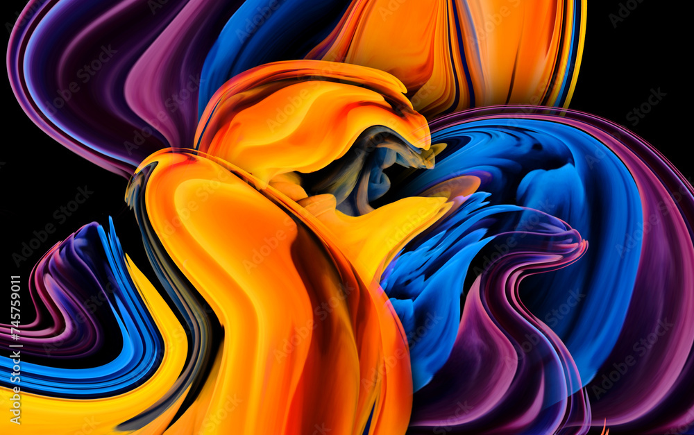 Canvas Prints color design background, gradient colorful abstract background, luxury abstract for a mobile screen 