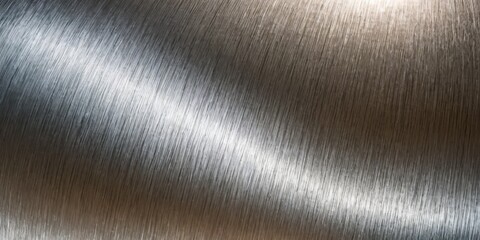 new silver Circular brushed metal texture for background banner