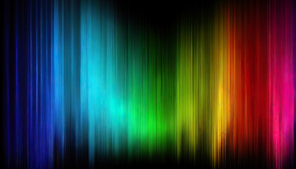 Wallpaper with rainbow gradient colors. Ai generated.