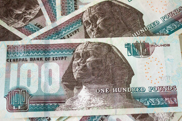 Egyptian money one hundred pound banknoteEgyptian money one hundred pound banknote