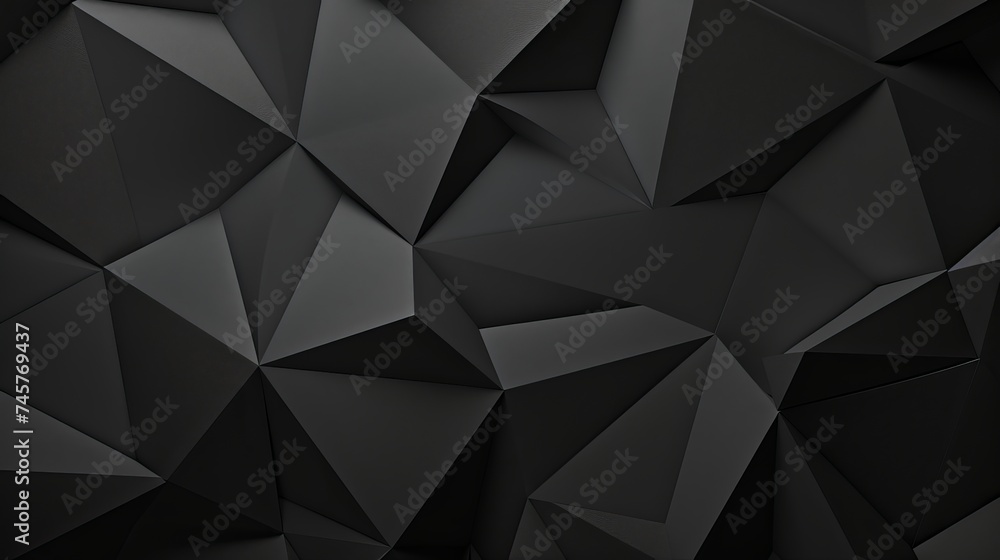 Poster black white dark gray abstract background. geometric pattern shape. line triangle polygon angle. gra