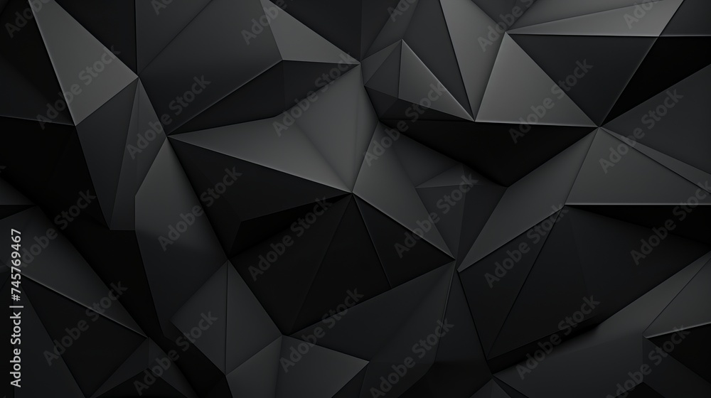 Poster black white dark gray abstract background. geometric pattern shape. line triangle polygon angle. gra