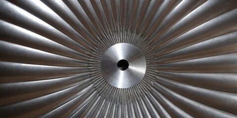 silver Radial metal texture background