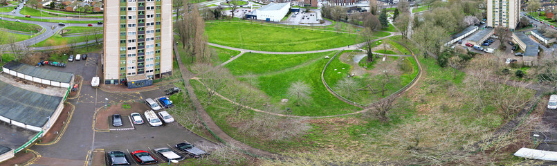 Panoramic View of Stevenage City of England Great Britain