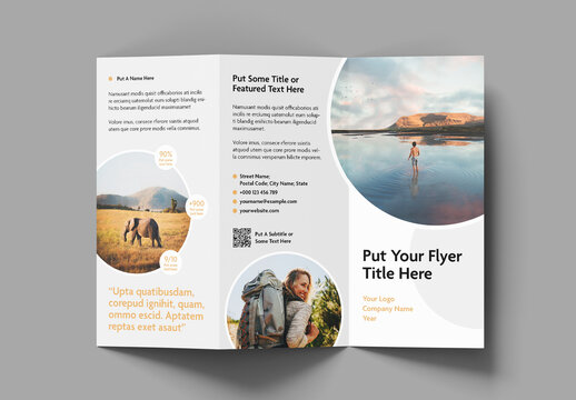 Print Trifold Flyer Layout