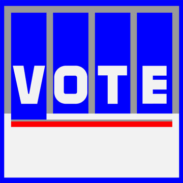 Vote - an appeal to the voter.
Call for civil responsibility, election of government officials, sign.