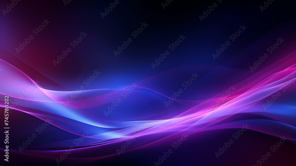 Poster ultraviolet background. defocused neon light. uv led rays. blur pink purple blue color gradient smoo