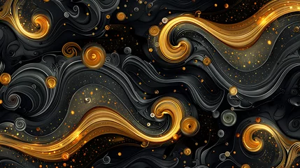 Poster abstract fractal background © Tri_Graphic_Art