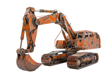 demolition robot equipped with specialized tools dismantling small architectural elements efficiently.