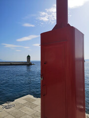 The entrance to the harbour of Bol, island Brac, Croatia