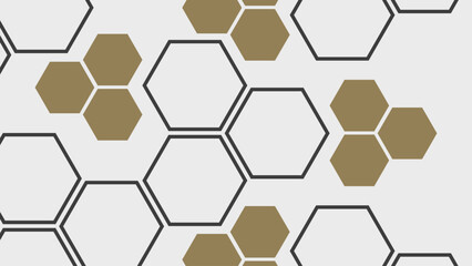 Obraz premium seamless background with hexagons
