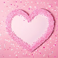 pink heart background with hearts