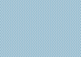 日本の伝統紋様 立涌のシームレスパターン 青