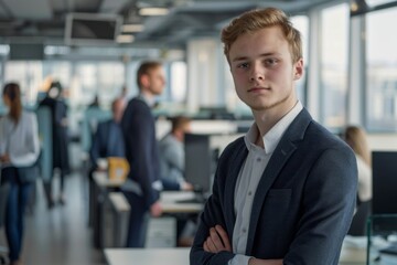 portrait of a young businessman