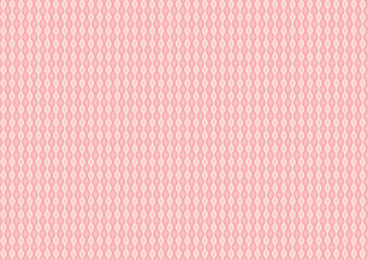 日本の伝統紋様 立涌のシームレスパターン 赤