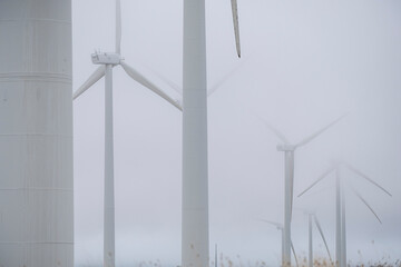 wind farm, Sierra de Pela, Spain