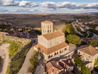 Fototapeta na wymiar Church of El Salvador, Castilian Romanesque, Sepúlveda., Segovia province, Spain
