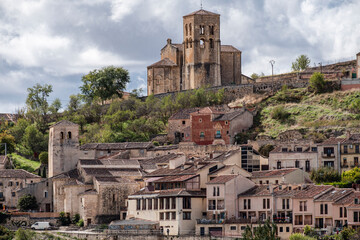Church of El Salvador, Castilian Romanesque, Sepúlveda., Segovia province, Spain - obrazy, fototapety, plakaty