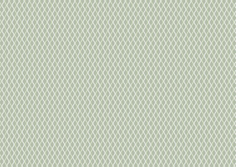 日本の伝統紋様 立涌のシームレスパターン 緑