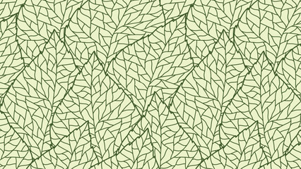 pattern with leaves