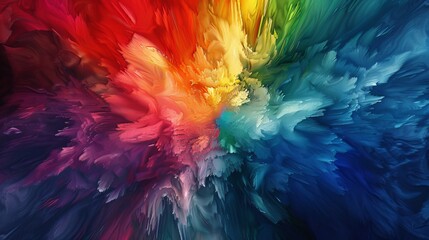 Obraz premium Color Harmonies and Color Theory: Creating harmonious color combinations and understanding the emotional effects of colors using the color wheel and color theory principles. 