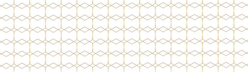 geometric golden hexaonal stock ceramic brick tile wall . honeycomb texture and seamless pattern. Grid lines for composing floor and wall. llustration , paper, textile, decoration. white in backdrop