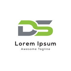 ds initial logo design