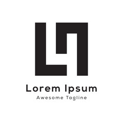 l47 letter logo icon