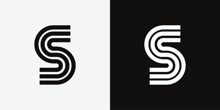 creative letter s elegant monogram logo