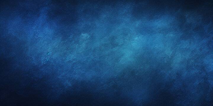 Scary Grunge Background With Dark Smoke Wall, Photo background for portrait blue color paint texture

