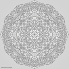 mandala background design vector	