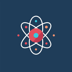 Data engineering filled colorful logo. Digital innovation. Atom symbol. Design element. Created with artificial intelligence. Ai art for corporate branding, cybersecurity company, cloud storage