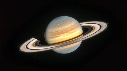 Saturn rings space science wallpaper, astronomy background backdrop